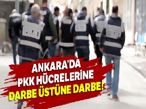Ankara'da PKK hücrelerine bahar temizliği