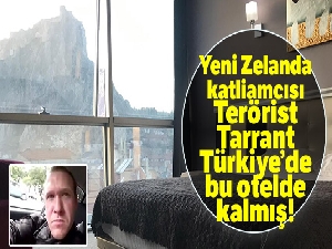 Terörist Tarrant, kale manzaralı odada kalmış