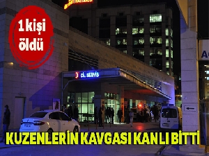 Kuzenlerin kavgası kanlı bitti: 1 ölü