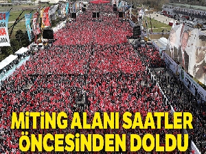 Cumhur İttifakı'nın ortak mitinginde binlerce vatandaş alanı doldurdu