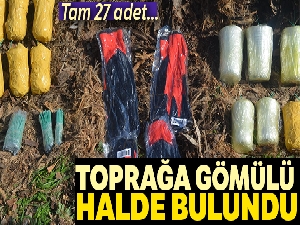 Diyarbakır'da toprağa gömülü 27 adet EYP bulundu