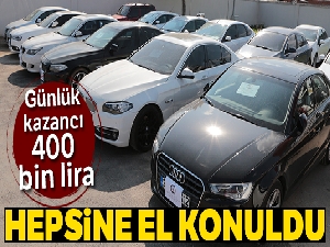 Yasa dışı bahisçilerin 2.1 milyon liralık lüks otomobilleri