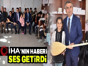 İHA'nın haberi ses getirdi, Yavuz Bingöl Beytüşşebap'a 30 bağlama gönderdi