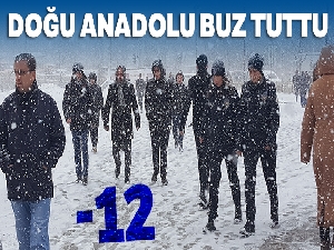 Doğu Anadolu buz tuttu: Ardahan eksi 12