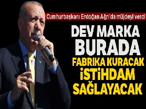 Cumhurbaşkanı Erdoğan'dan Ağrı'da önemli açıklamalar