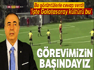 Galatasaray Kulübü Başkanı Mustafa Cengiz, 'Biz görevimizin başındayız'