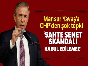 Mansur Yavaş'a CHP'den şok tepki