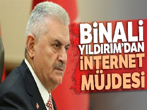 Binali Yıldırım: '2 yıl içinde tüm kamu alanlarında internet ücretsiz alacak'