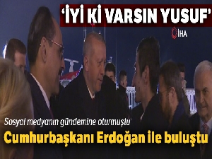 Cumhurbaşkanı Erdoğan, Bayburtlu Yusuf ile buluştu