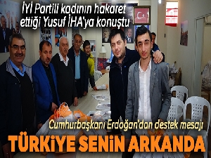 İYİ Partili kadının hakareti ettiği Özoğul, Cumhurbaşkanı ile görüşmesini İHA'ya anlattı