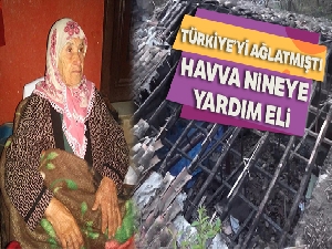 Türkiye'yi ağlatan Havva nineye yardım eli