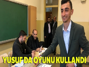 Yusuf Özoğul sandığa giderek oyunu kullandı