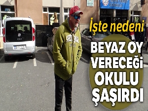 Beyazıt Öztürk sandık başına giderken oy kullanacağı okulu şaşırdı