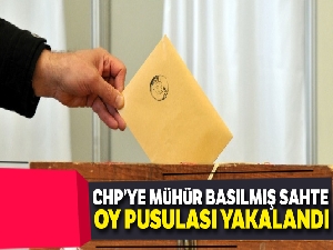 Ardahan'da CHP'ye verilmiş sahte oy pusulası ele geçirildi