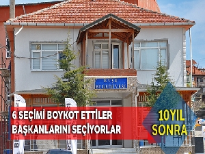 10 yıl sonra başkanını seçiyorlar