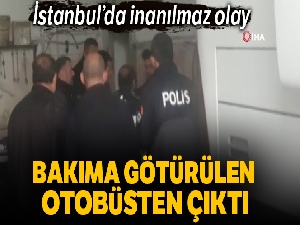 Yurt dışına çıkmak için otobüsün motor kısmına giren Filistinli şahıs sıkıştı