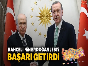 Bahçeli'nin Erdoğan jesti başarı getirdi