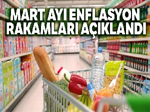SON DAKİKA: Mart ayı enflasyon rakamları açıklandı