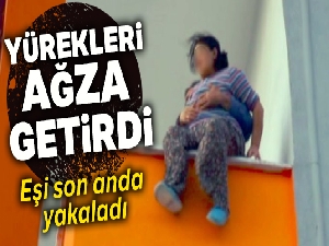 Miras yüzünden intihara teşebbüs eden kadını eşi son anda yakaladı