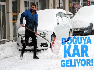 Doğuya kar geliyor