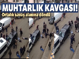 Kars'ta muhtarlık kavgası: 4 yaralı