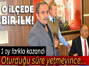 Muhtarlığı bir oyla kazandı, oturduğu süre yetmeyince muhtar olamadı