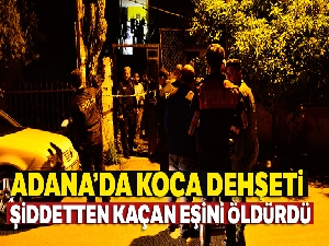 Şiddetten kaçan eşini öldürdü