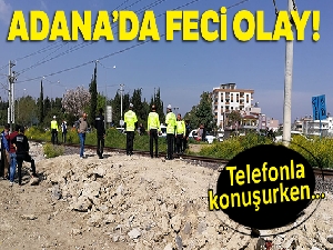 Telefonla konuşurken trenin çarptığı genç hayatını kaybetti