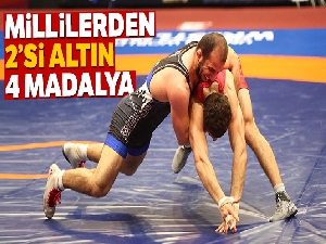 Millilerden 2'si altın 4 madalya
