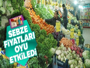 Sebze fiyatları oyu etkiledi
