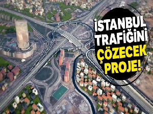 İstanbul trafiğini çözecek proje havadan görüntülendi
