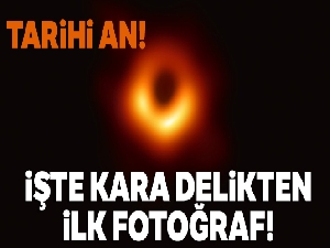 İlk kara delik fotoğrafı yayınlandı!