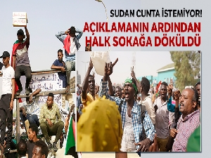 Sudan halkı cuntayı istemiyor
