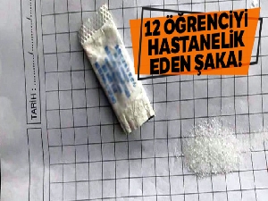 Okuldaki şaka hastanede bitti