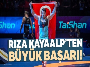 Rıza Kayaalp finalde!