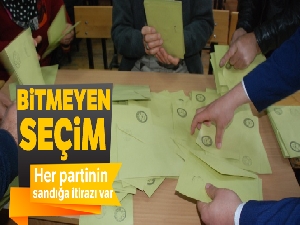 İki hafta oldu sayım bitmedi!