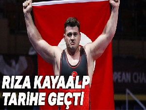 Rıza Kayaalp tarihe geçti ! Milli güreşçiden yeni rekor geldi