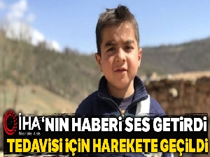 Küçük Ahmet'in tedavisi için harekete geçildi