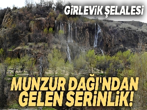 Munzur Dağı'ndan gelen serinlik: Girlevik Şelalesi