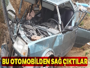 Bu otomobilden sağ çıktılar