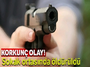 İstanbul'da bir kişi sokak ortasında öldürüldü