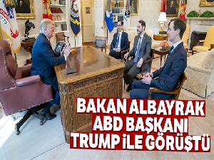 Bakan Albayrak, Beyaz Saray'da Trump ile görüştü