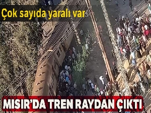 Mısır'da tren raydan çıktı: en az 25 yaralı