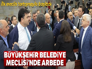 Büyükşehir Belediye Meclisi Encümen Üyeliği seçimlerinde arbede