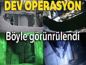 Bakanlık 5 ton toz esrar ele geçirilen 'Birlik Operasyonu' görüntülerini paylaştı