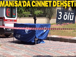 Cinnet getiren genç dehşet saçtı: 3 ölü
