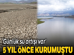 5 yıl önce kuruyan nehir bambaşka görüntüye büründü