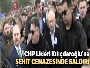 CHP Lideri Kılıçdaroğlu'na şehit cenazesinde saldırı