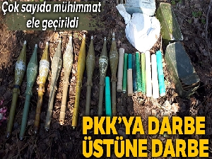 Şemdinli'de çok sayıda mühimmat ele geçirildi