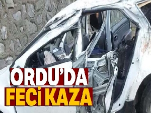 Kontrolden çıkan cip istinat duvarına çarptı: 2 ölü, 3 yaralı